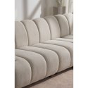 Sofa modułowa Taza 3,5-osobowa z pufem piaskowa, prawa ( Rozmiar: uniwersalny )