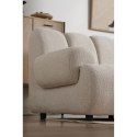 Sofa modułowa Taza 3,5-osobowa z pufem piaskowa, prawa ( Rozmiar: uniwersalny )