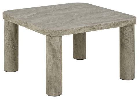 Stolik kawowy Solano 60x60cm marmur szary ( Rozmiar: uniwersalny )