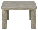 Stolik kawowy Solano 60x60cm marmur szary ( Rozmiar: uniwersalny )