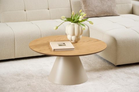 Stolik Soli 85cm dąb/kaszmir ( Rozmiar: uniwersalny )