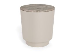 Stolik kawowy Cangas 45cm szary marmur/ szary ( Rozmiar: uniwersalny )