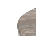 Stolik kawowy Cangas 80cm szary marmur/ szary ( Rozmiar: uniwersalny )