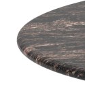 Stolik kawowy Ferrol 80cm brązowy marmur/ brązowy ( Rozmiar: uniwersalny )