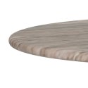 Stolik kawowy Ferrol 40cm szary marmur/ brązowy ( Rozmiar: uniwersalny )