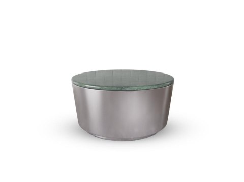 Stolik kawowy Cangas 80cm marmur/niklowany ( Rozmiar: uniwersalny )
