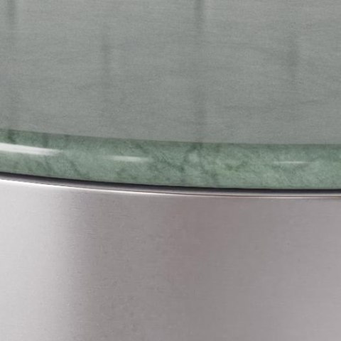 Stolik kawowy Cangas 80cm marmur/niklowany ( Rozmiar: uniwersalny )