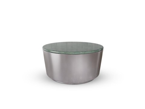 Stolik kawowy Cangas 80cm marmur/niklowany ( Rozmiar: uniwersalny )