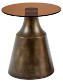 Stolik kawowy Dunsley 45cm brązowy ( Rozmiar: uniwersalny )