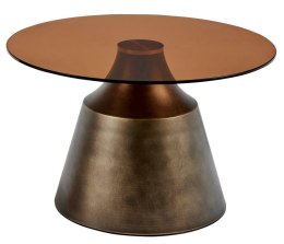 Stolik kawowy Dunsley 70cm brązowy ( Rozmiar: uniwersalny )