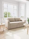 Sofa z funkcją spania Fleury Tkanina Lincoln beżowa 03 ( Rozmiar: uniwersalny )