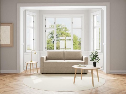 Sofa z funkcją spania Fleury Tkanina Lincoln beżowa 03 ( Rozmiar: uniwersalny )