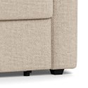 Sofa z funkcją spania Fleury Tkanina Lincoln beżowa 03 ( Rozmiar: uniwersalny )