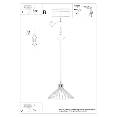 Lampa wisząca EDA