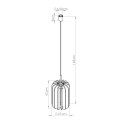 Lampa wisząca MULA 27 żółta