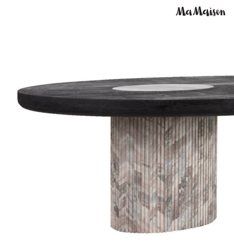 MaMaison stół jadalniany ATLANTE 240 marmur / drewno mango