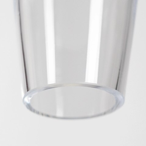 Żyrandol szklany - Opal transparentny