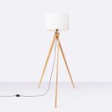 Lampa podłogowa NATT biała