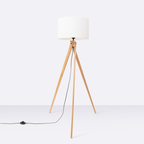 Lampa podłogowa NATT biała