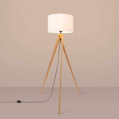 Lampa podłogowa NATT biała