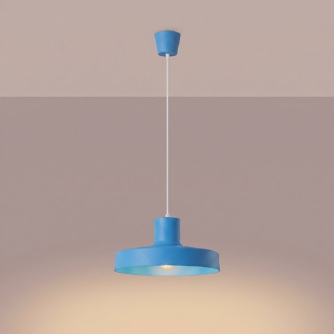 Lampa wisząca BILO błękitna