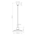 Lampa wisząca BILO brązowa