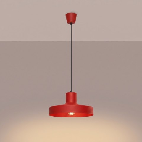Lampa wisząca BILO czerwona