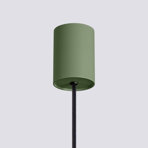 Lampa wisząca ESTRIA 1 beżowa/zielona oliwka