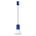 Lampa wisząca ESTRIA 1 biała/ultramaryna