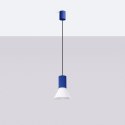 Lampa wisząca ESTRIA 1 biała/ultramaryna