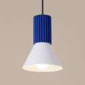 Lampa wisząca ESTRIA 1 biała/ultramaryna