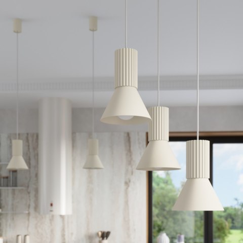 Lampa wisząca ESTRIA 3P beżowa