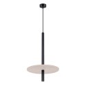 Lampa wisząca FELTRO 1 czarna/beżowa