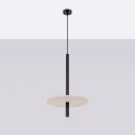 Lampa wisząca FELTRO 1 czarna/beżowa
