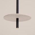 Lampa wisząca FELTRO 1 czarna/beżowa
