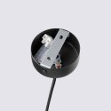 Lampa wisząca FELTRO 1 czarna/beżowa