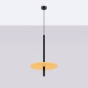 Lampa wisząca FELTRO 1 czarna/żółta