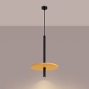 Lampa wisząca FELTRO 1 czarna/żółta