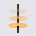 Lampa wisząca FELTRO 1 czarna/żółta