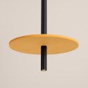 Lampa wisząca FELTRO 1 czarna/żółta