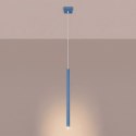 Lampa wisząca PASTELO 1 błękitna
