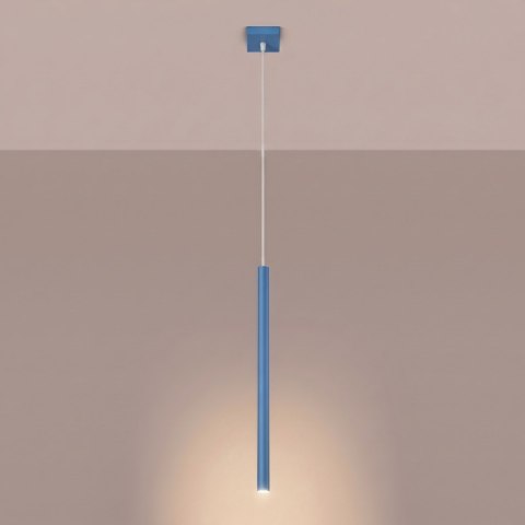 Lampa wisząca PASTELO 1 błękitna