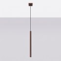 Lampa wisząca PASTELO 1 brązowa