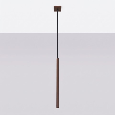 Lampa wisząca PASTELO 1 brązowa