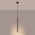 Lampa wisząca PASTELO 1 brązowa