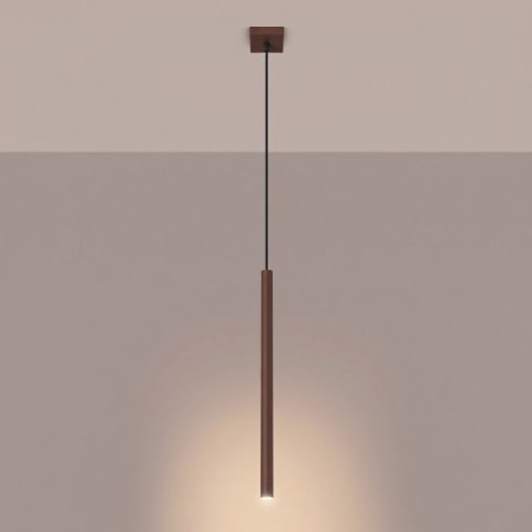 Lampa wisząca PASTELO 1 brązowa