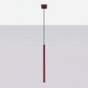 Lampa wisząca PASTELO 1 burgund