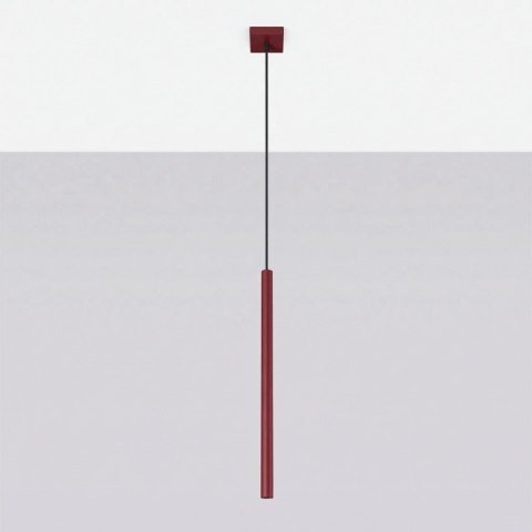 Lampa wisząca PASTELO 1 burgund