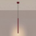 Lampa wisząca PASTELO 1 burgund