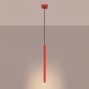 Lampa wisząca PASTELO 1 czerwona